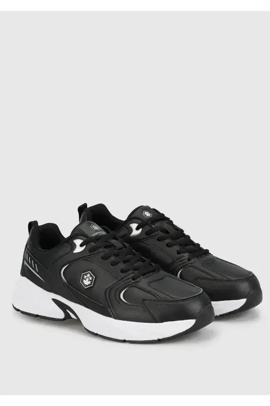 Pol Pu 3Pr Qora Erkaklar Kundalik Sport Po'stinlari - 2