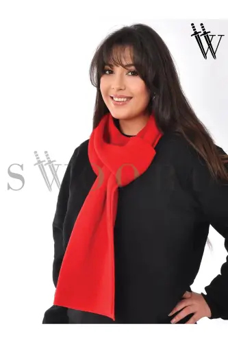Polar Atkı / Polar Kaşkol-Kırmızı - 5