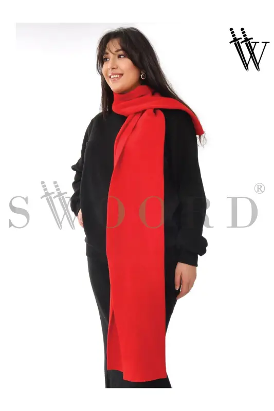 Polar Atkı / Polar Kaşkol-Kırmızı - BALIVA