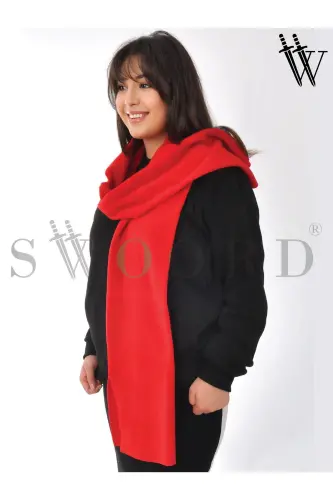Polar Atkı / Polar Kaşkol - Kırmızı - BALIVA (1)
