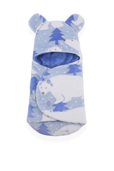 Polar Bear Patterned Swaddle (0-6 Months) - BEBITOF