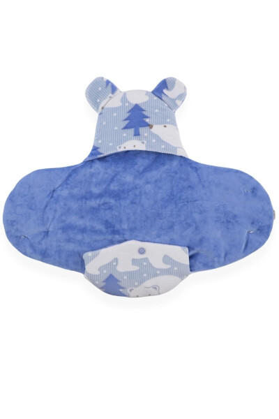 Polar Bear Patterned Swaddle (0-6 Months) - BEBITOF (1)