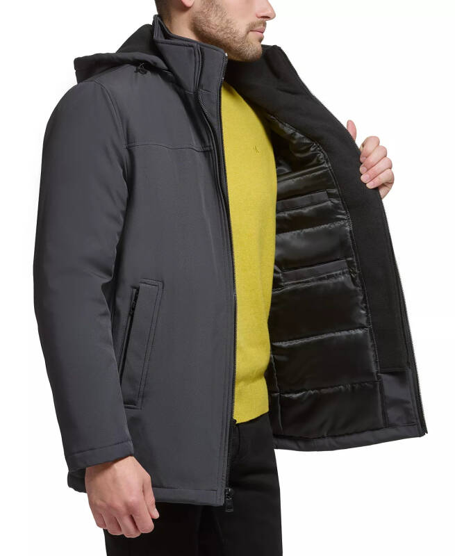 Men’s Infinite Stretch Jacket With Polar Fleece Lined Bib - Iron - 3