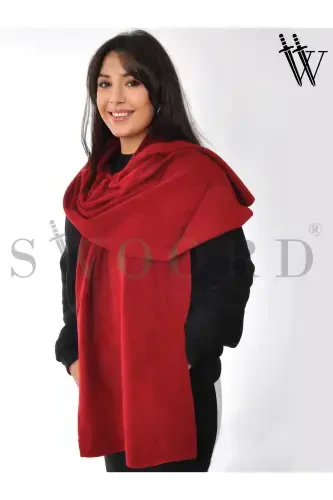 Polar Fleece Scarf - Cherry - 3