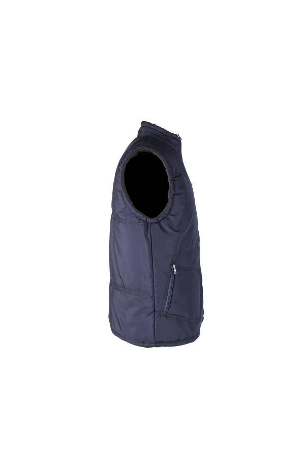 Polar Fleece Vest, Double Layer, Left Chest Pocket - 2