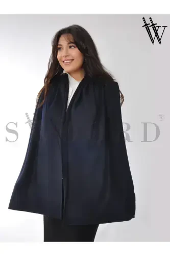 Polar Scarf / Fleece Scarf - Navy Blue - 5