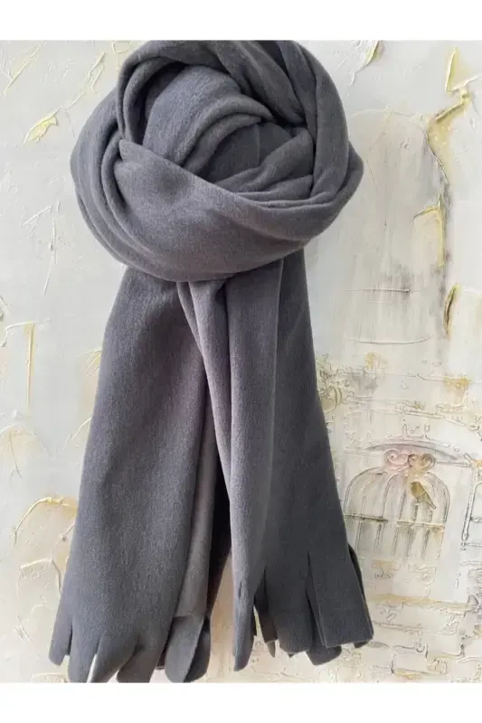 Polar Winter Scarf - ANTHRACITE - 4