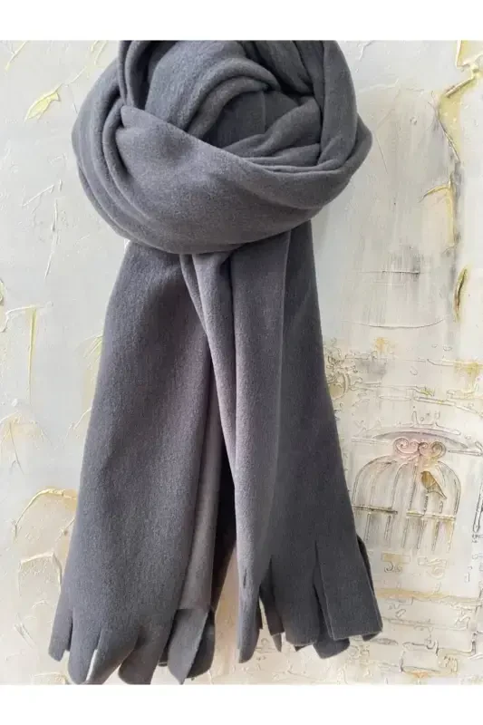 Polar Winter Scarf - ANTHRACITE - 5
