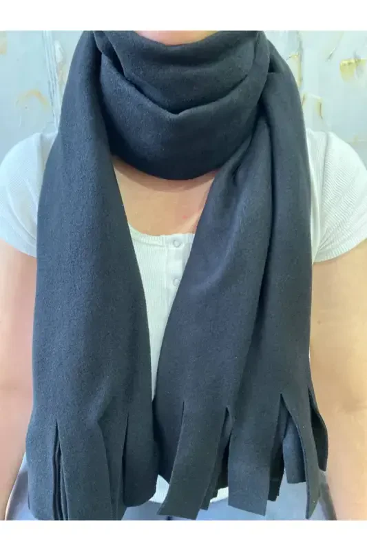 Polar Winter Scarf-BLACK - 5