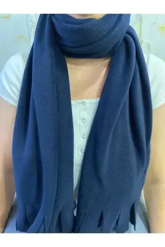 Polar Winter Scarf-NAVY BLUE - 6