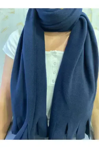 Polar Winter Scarf-NAVY BLUE - 7