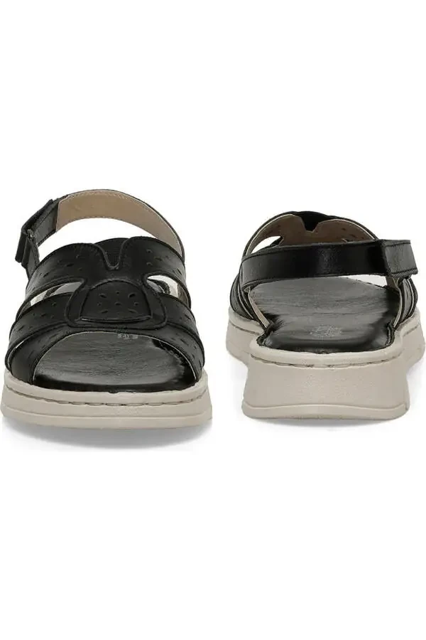 POLARIS 166243.Z4FX HAKİKİ DERİ KADIN SANDALET - 5