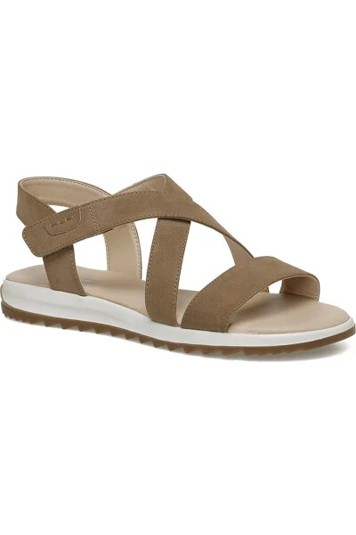 POLARIS 321822.Z4FX GENUINE LEATHER WOMEN'S SANDAL - POLARIS