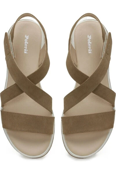 POLARIS 321822.Z4FX HAKIQIY DERI AYOL SANDAL - 4