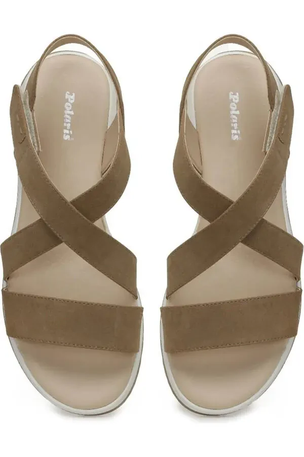 POLARIS 321822.Z4FX HAKIQIY DERI AYOL SANDAL - 4