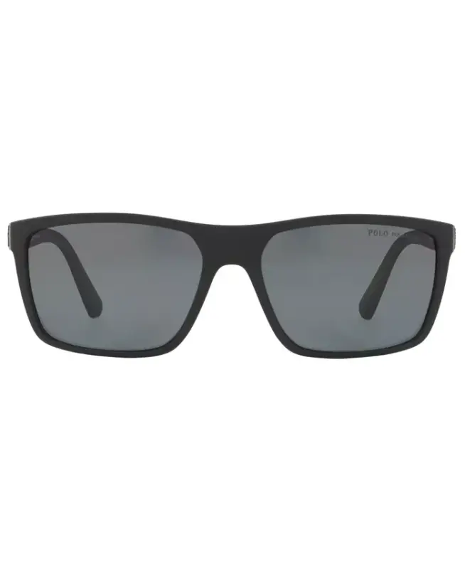 Polarized Sunglasses, PH4133 - GRAY POLAR/BLACK MATTE - 2