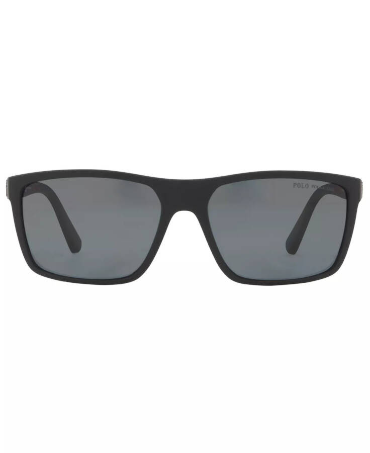 Polarized Sunglasses, PH4133 GRAY POLAR/BLACK MATTE - 2