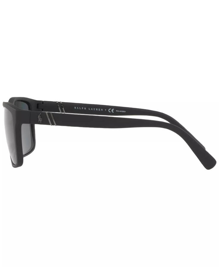 Polarized Sunglasses, PH4133 GRAY POLAR/BLACK MATTE - 6