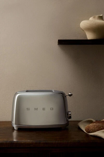 Po'lat rangli 2 qismli non qovurish pechkasi - SMEG