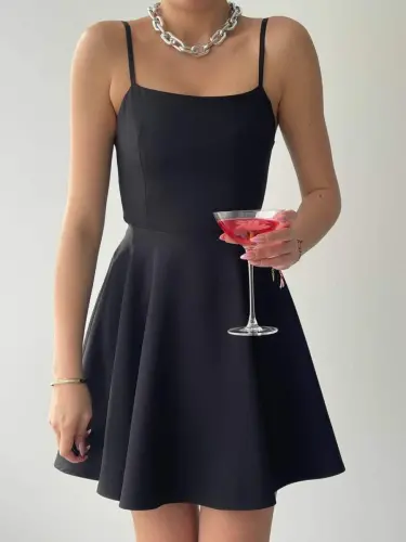 Pole Strap Dress - BÜYÜKBEDENIZ (1)