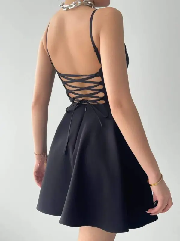 Pole Strap Dress - 5