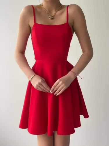 Pole Strap Dress - BÜYÜKBEDENIZ (1)