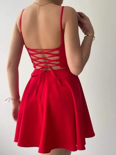 Pole Strap Dress - 6