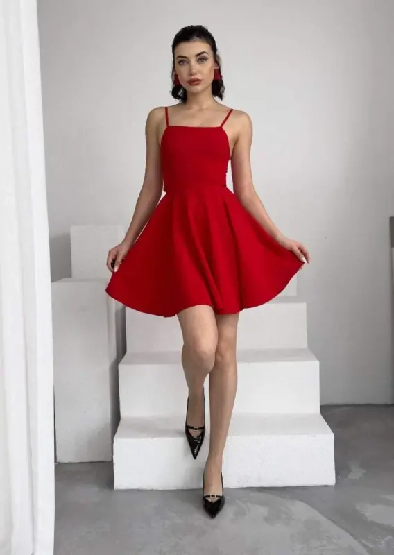 Pole Strap Dress - 7