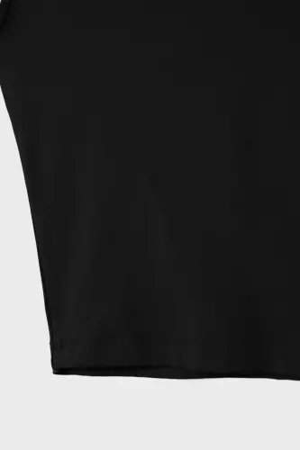 Poliamid t-shirt - Siyah - 5