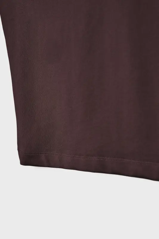 Poliamid t-shirt - Kahverengi - 7