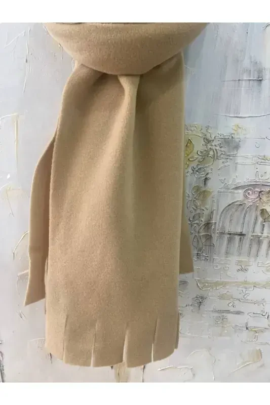 Полярный зимний шарф-БЕЖ - 5