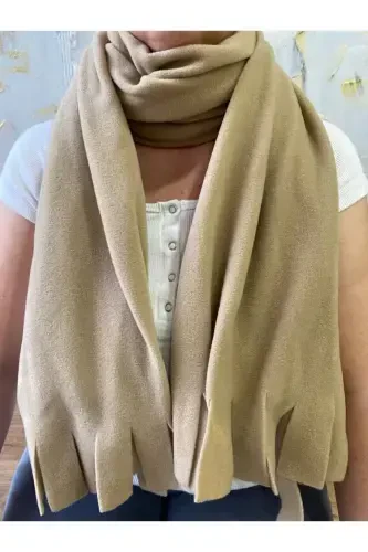 Полярный зимний шарф-БЕЖ - 7