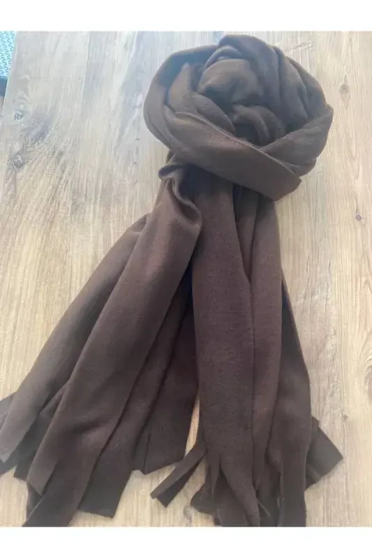 Полярный зимний шарф - ГОРЬКИЙ КОФЕ - 4