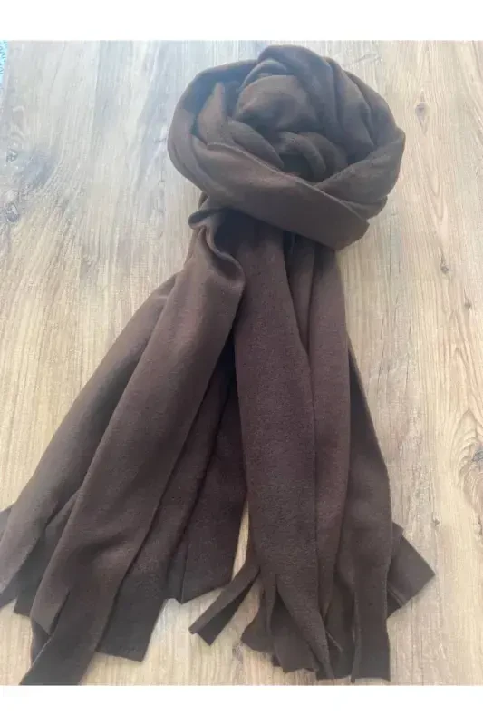 Полярный зимний шарф - ГОРЬКИЙ КОФЕ - 5