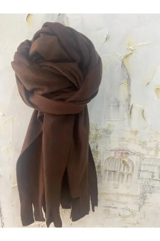 Полярный зимний шарф - ГОРЬКИЙ КОФЕ - 6