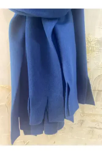 Полярный зимний шарф-ИНДИГО - 4