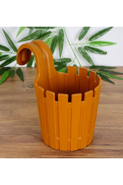 Poliwork Acacia Single Hanging Balcony Planter - COFFEE MONI