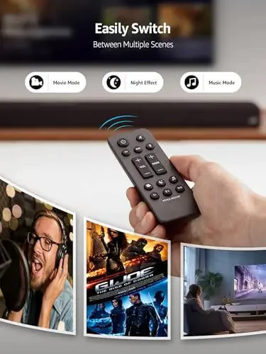 Polk Audio Signa S1 S2 S3 Soundbar uchun Universal Soundbar masofadan boshqarish pulti, Polk Audio Signa S1/Signa S2/Signa S3/Signa S4 Ultra-Slim Soundbar uchun almashtirish Soundbar masofadan boshqarish pulti, RE6214-1 RE62141 - 4