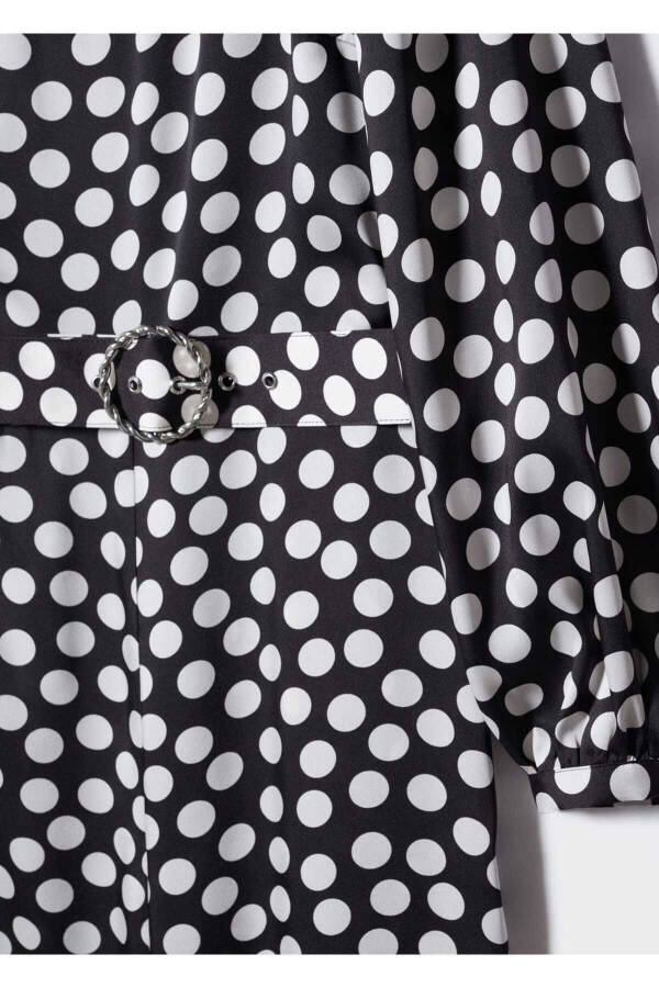 Polka Dot Asymmetric Jumpsuit - 7