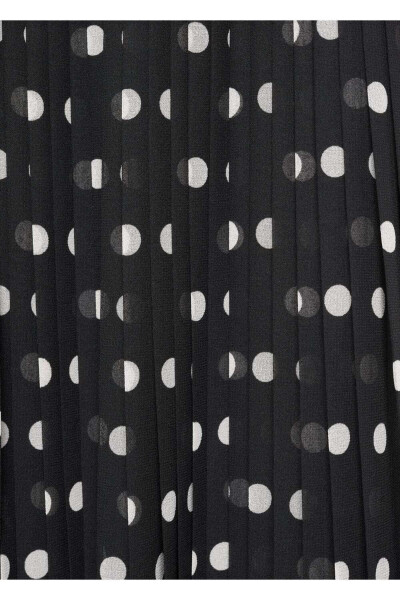 Polka Dot Pleated Pants - 5