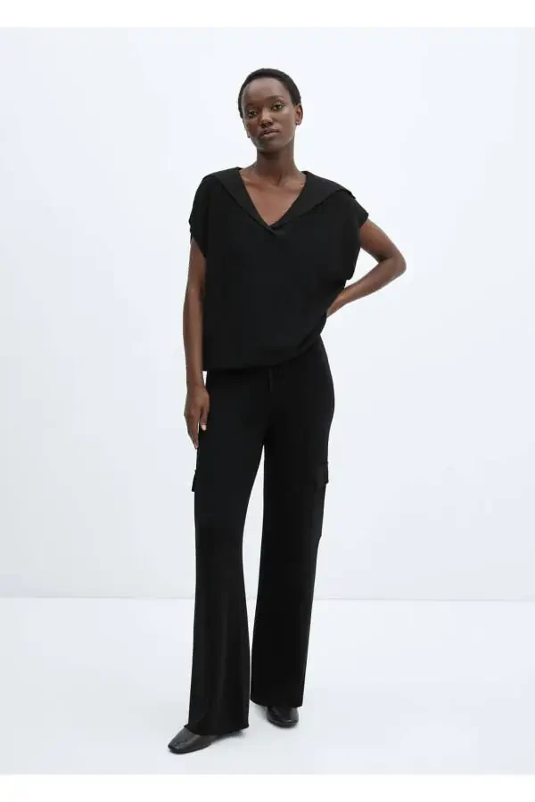 Polo Neck Knitted Vest - 2