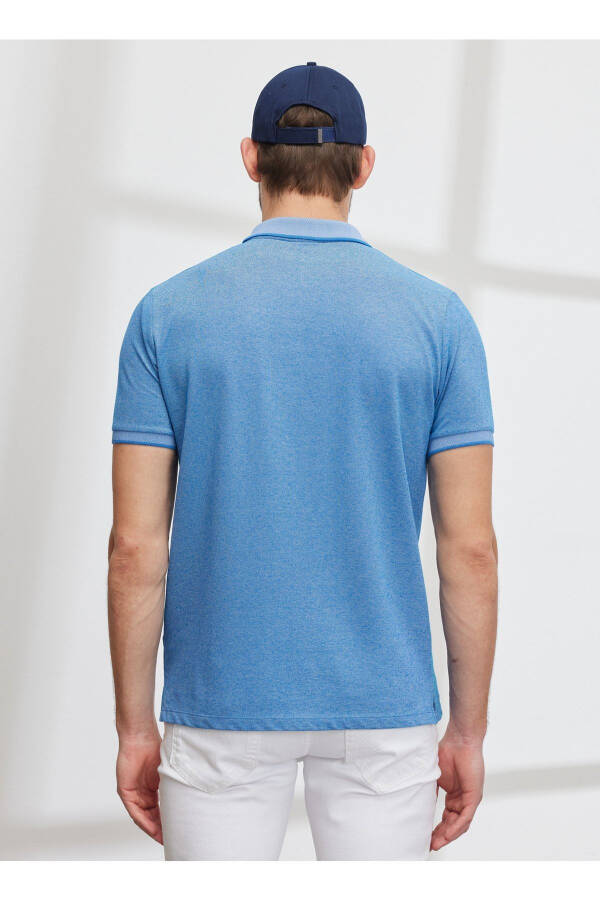 Polo Neck Sax Melange Men's T-shirt 4a9000000003 - 7