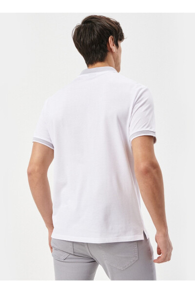 Polo Neck White Men's T-shirt 4a9000000003 - 6