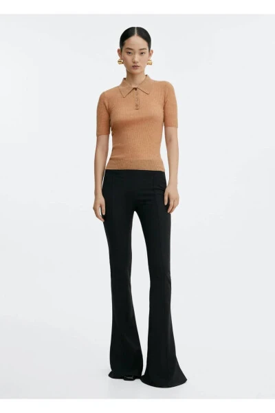 Polo neck wool sweater - MANGO (1)