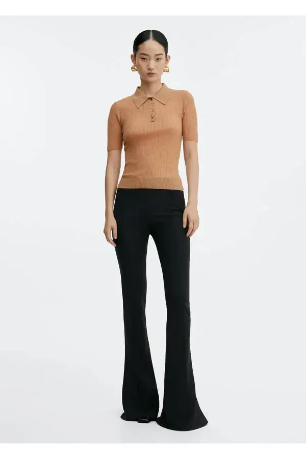 Polo neck wool sweater - 2