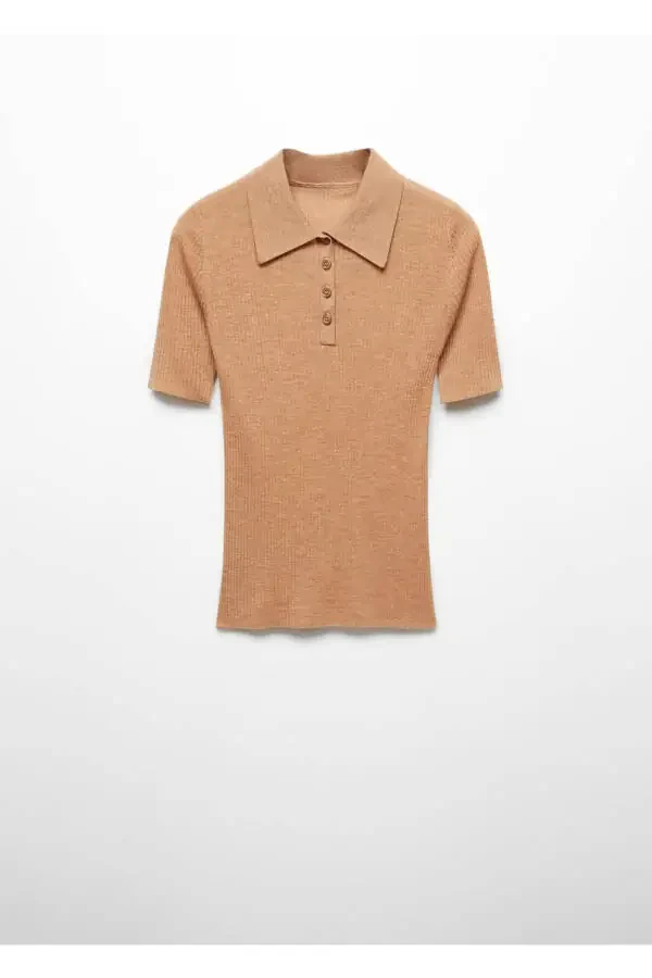 Polo neck wool sweater - 3