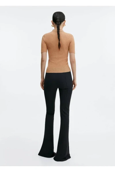 Polo neck wool sweater - 4