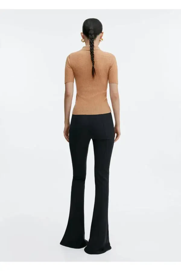 Polo neck wool sweater - 4