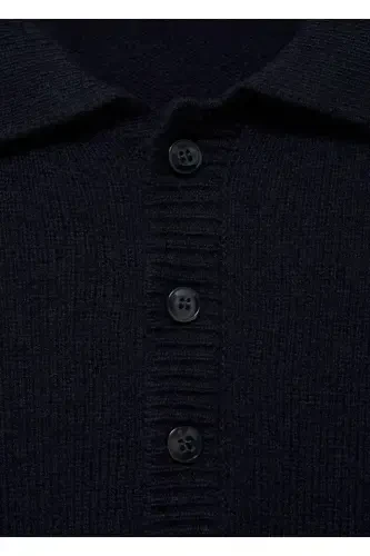 Polo Neck Wool Sweater - 3