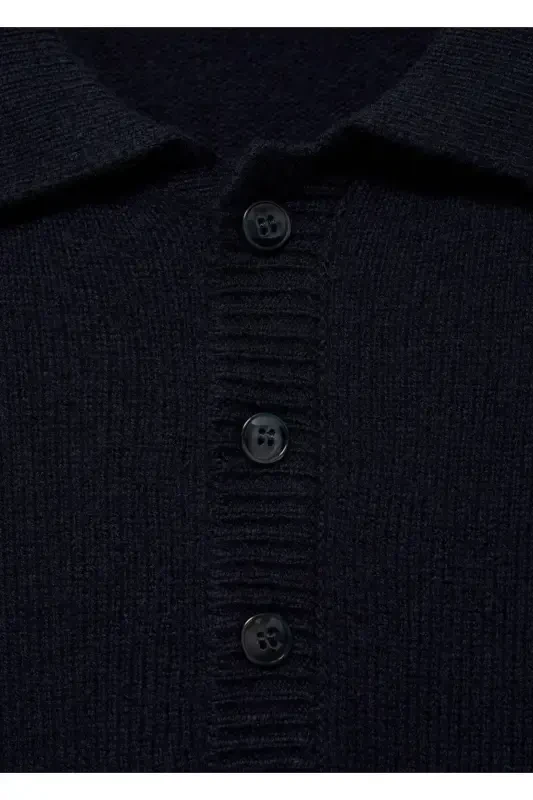 Polo Neck Wool Sweater - 3